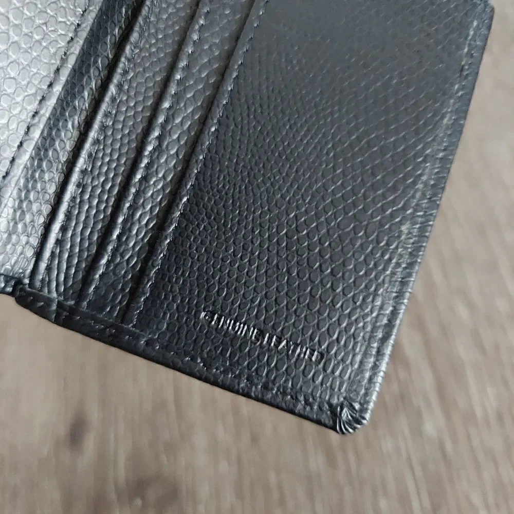 N/A black leather